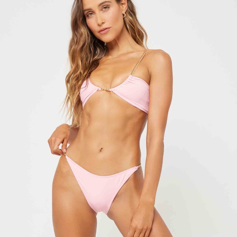 Lspace x Tessa Brooks Bikini Set in Crystal Pink